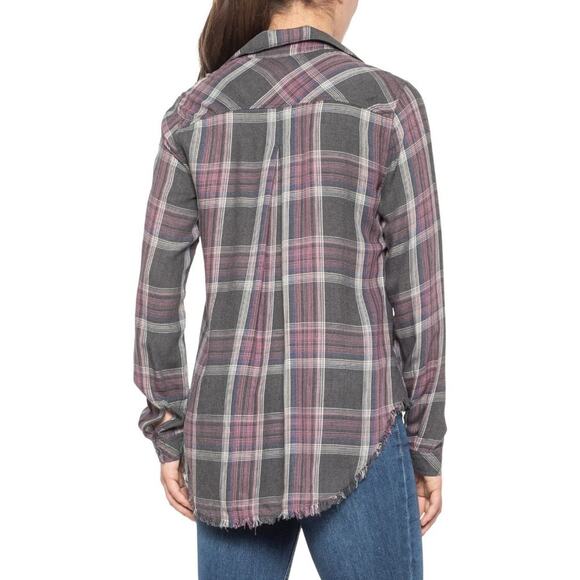 Cloth & Stone Plaid Button Down Shirt - Picture 2 of 5